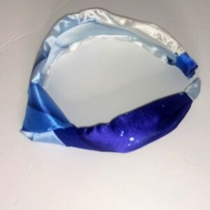 ombre blue and whiteKnotted Structured Headband